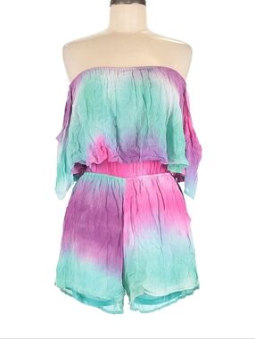 Tie-Dye Off-Shoulder Romper